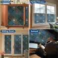 thumbnail image 6 of Chic Boho Day and Night Privacy Window Film with Free Installation Tools, Static Cling Window Privacy Film Decorative Stained Glass Look (B110, 17.7" x 118.1"), 6 of 9