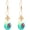 Turtle, variant on Cowrie Shell Earring for Women Cute Turtle Flower Love Starfish Print Earrings Boho Ethnic Seashell Drop Dangle Earrings Beach Holiday Jewelry Gifts