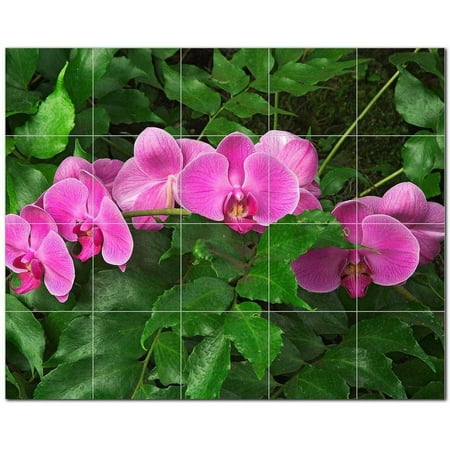 Flower Photo Ceramic Tile Mural Kitchen Backsplash Bathroom Shower 404874 M54