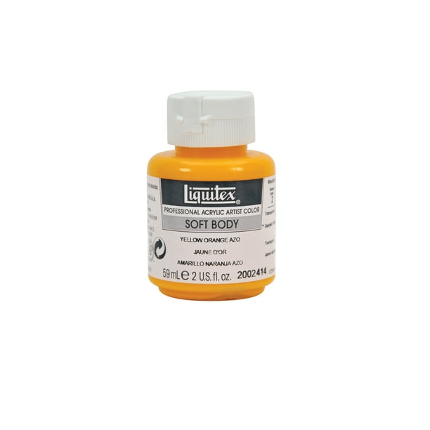 Liquitex Professional Soft Body Acrylic Paint, 2oz., Yellow Orange Azo