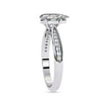 thumbnail image 3 of AFFY Solitaire Engagement Ring for Women Center 8X6MM Pear and Round Lab Created Moissanite Rings Jewelry Gift for Her In 14K White Gold Over Sterling Silver Size 5, 3 of 6