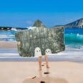 thumbnail image 2 of Yayeee Kids Hooded Towels Toddler Soft Absorbent Beach Bathing Wrap 50" x 23.5", Cute Ghosts Playing, 2 of 5