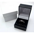 thumbnail image 4 of Jewelry Avalanche Gunmetal Tungsten Wedding Band for Men/Women, Stepped Edge, 6MM, size 5, 4 of 4