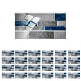 thumbnail image 2 of BiFandian 24Pcs Self-adhesive Peel and Stick Wallpaper, Brick Pattern Ceramic Tile Sticker Paper, 3D Stone Design Brick Wall Tile for Home Bathroom Kitchen Backsplash, 2 of 8