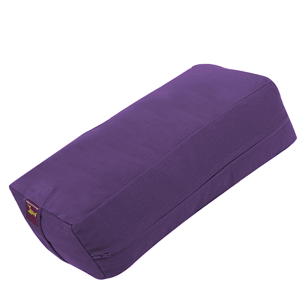 Rectangular Cotton Filled Large Yoga Bolster (24 Inch x 12 Inch x 8