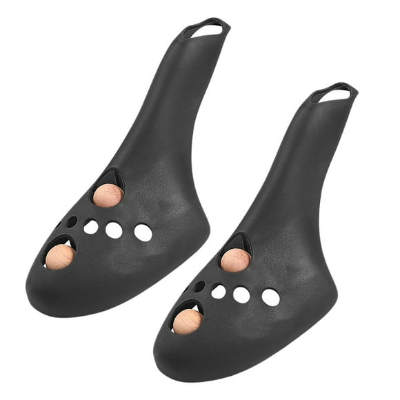 Visland Plastic Shoe Trees with Cedar Balls Breathable Hole Air Channels Lightweight Portable Shoe Care Tool for Sneakers Boots Men Women