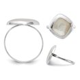 thumbnail image 3 of Bague en Argent Sterling avec Nacre Blanche, 3 of 4