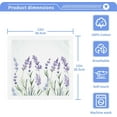 thumbnail image 2 of GZHJMY Watercolor Lavender Towel Pure Cotton Wash Cloth Set, Highly Absorbent and Soft Feel Fingertip Towels, Pack of 4（595）, 2 of 6