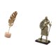 thumbnail image 5 of Escultura de hoja de metal, estatua de hoja, arte decorativo, figura de hoja con base, material único de resina de hierro, adecuada para sala de estar, 5 of 8