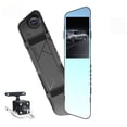 thumbnail image 2 of Binmer 4.5-inch Front And Rear Event Data Recorder Rearview Mirror 1080P Car Recorder, 2 of 9