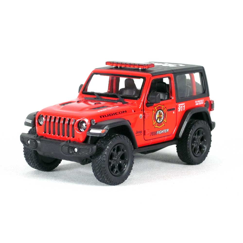 5" Diecast 2018 Jeep Wrangler Rubicon Firefighter