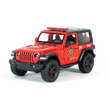 5" Die-cast: 2018 Jeep Wrangler Rubicon Firefighter