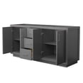 thumbnail image 5 of Wyndham Collection WCF111172DGBCXSXXMXX Icon 71" Double Free Standing Vanity Cabinet Only, 5 of 7