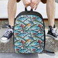 thumbnail image 6 of Salouo Colorful Fishing Baits Print Travel Laptop Backpack,17Inch Casual Bag with Side Pockets for Men & Women Stylish Daypack for Weekender/Business/Hiking-One Size, 6 of 6
