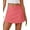 Gloss Pink, variant on PINSPARK Tennis Skirts for Women V-Waisted Athletic Skort Quick Dry Golf Skirts with 2 Pockets Shorts