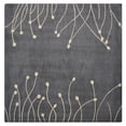 thumbnail image 2 of Rugsotic Carpets Hand Tufted, Floral Wool Square Area Rug, Gray,White, 6'x6', 2 of 6