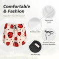 thumbnail image 6 of Lsque Red Ladybug Printed Women's Running Shorts with Liner Pockets,Elastic Quick Dry Workout Athletic Gym Yoga Shorts,Womens High Waist Shorts-Large, 6 of 9