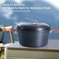 thumbnail image 2 of Camping Cook Pot Alumina Suspending Pot with Lid Ultralight Stockpot, 2 of 8