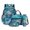 Turtle Coral, variant on Xoenoiee Bichon Frise Astronaut Star Print 4 PCS Backpack Set for Girls Kids Large Capacity Student Schoolbags Bookbag Knapsack with Cooler Lunch Box Pencil Case Water Bottle Sleeve