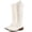 White, variant on Women's Cowboy Boots Embroidered Western Cowgirl Boots Chunky Heels
