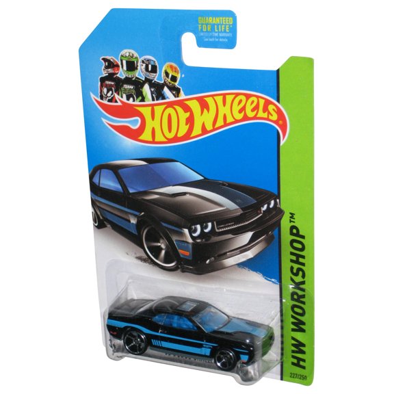 Hot Wheels HW Workshop (2013) Black '08 Dodge Challenger SRT8 Toy Car 227/250