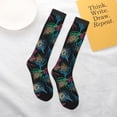 thumbnail image 5 of Balery Feathers And Butterflies Printed Novelty Socks Men's Women's Crew Socks Sports Socks Knee High Socks Cotton Socks Quirky and Cool Socks, 5 of 9