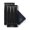 Black, variant on Colonial Candle Handipt Unscented Taper Candle Mulberry, Dripless, 10 inch, 8 Hours Burn, Pack of 12