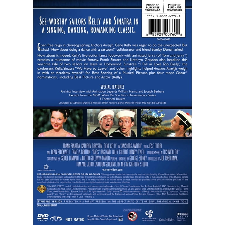 Anchors Aweigh [DVD] - Walmart.com