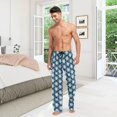 thumbnail image 6 of GZHJMY Men's Bananas on A Striped Sleep Pajama Pant, Soft and Comfortable Lounge Sleep Bottoms with Pockets, Men's Sleepwear with Custom Print, X-Large, 6 of 7