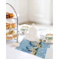 thumbnail image 4 of Blue Coastal Starfish Kitchen Dish Towels for Drying Dishes Set of 3, Vintage Grey Nautical Coral Summer Waffle Weave Microfiber Hand Tea Bathroom Towels Quick Dry & Absorbent Towel 12x12, 4 of 7