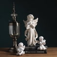thumbnail image 4 of Statue Model Statue Model Multi-use Handmade Resin Garden Excellent Workmanship Angel Statue Display for Yard, 4 of 6