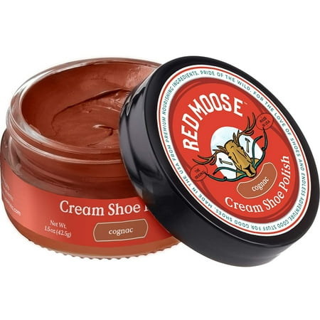 

Red Moose Boots and Shoe Cream - Shoes Handbag Wallet Leather Polish Cognac