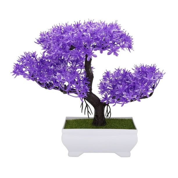 Flor Falsa,Bonsai Artificial Flor Falsa Planta En Maceta Artificial Decoración De Mesa Eficiencia Óptima