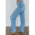 thumbnail image 2 of Women’s Happi High Rise Flare Jeans – Hidden Stretch Denim with Long Inseam, No Distressing, 2 of 5