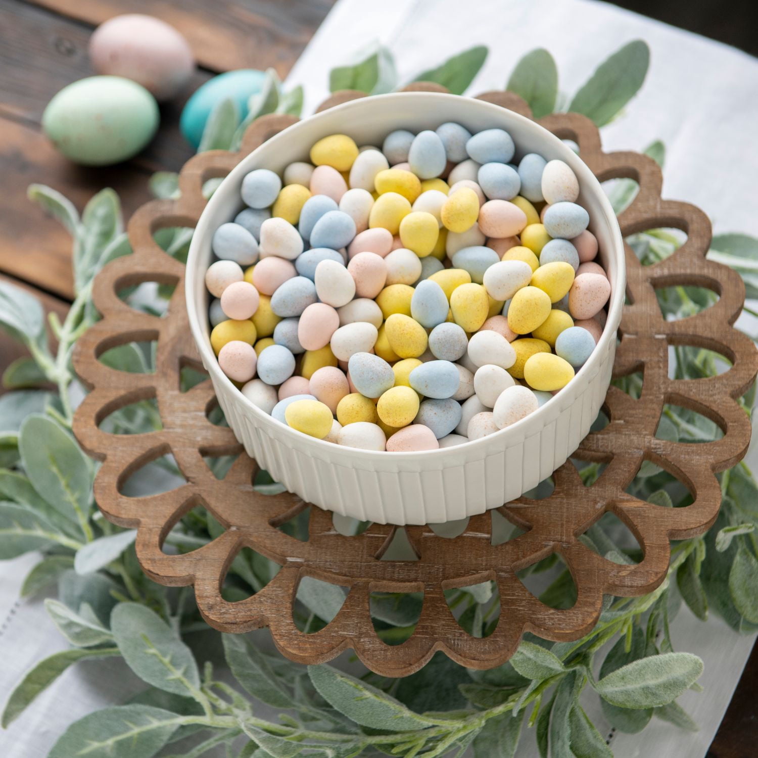 CADBURY MINI EGGS Milk Chocolate, Easter Candy Basket Stuffers Bag, 9 oz