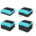 thumbnail image 4 of Ataucjin Step Aerobic Platform With 4 Risers, Height-Adjustable Step Aerobics Platform For Home Gym Exercise Fitness Workout 16"x16", 4 of 7