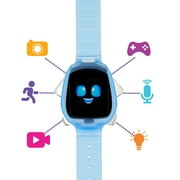 Little Tikes Tobi 2 Robot Blue Smartwatch- 2 Cameras w Interactive Robot Games, Videos, Selfies, Pedometer, Touch Screen, Parental Control- Gifts, Smart Watch for Children 6+