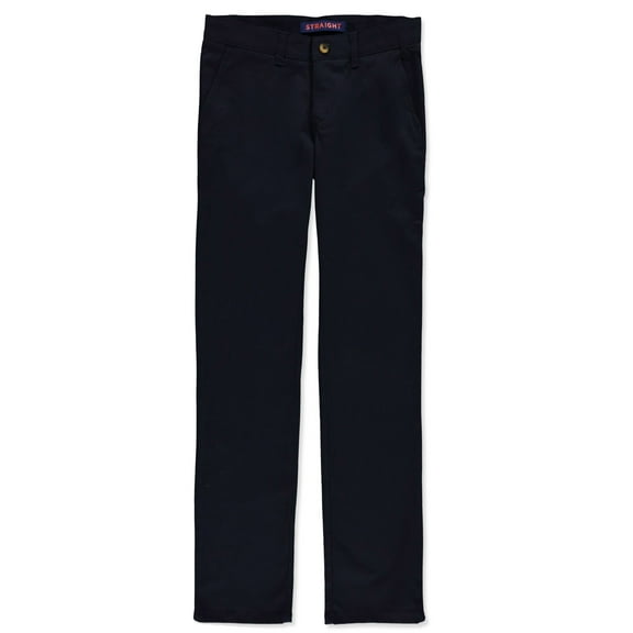 French Toast Women's Straight Leg Pants Color: navy Size: womens 2