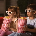 thumbnail image 5 of 3.5x2.4x8.3In Bulk Popcorn Bags,Set of 100Pcs Red Disposable Movie Supplies,Durable Popcorn Individual Servings for Popcorn Machine Supplies, 5 of 6