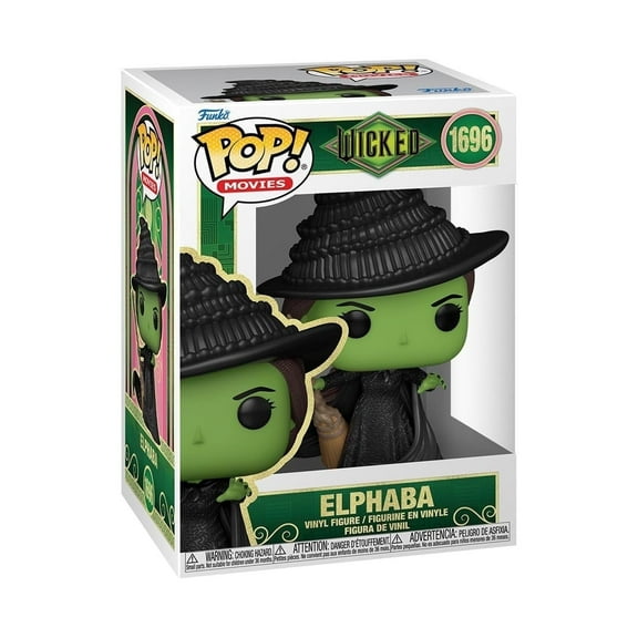 Elphaba Funko Pop! Movies: Wicked Part 1 - Collectible Witch Vinyl Figure #1696 with Box