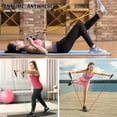 thumbnail image 4 of Resistance Bands Exercise Bands Workout Bands - Up to 100 LBS, Indoor and Outdoor Bands with Door Anchor and Handles for Strength, Slim, Yoga, Home Gym Equipment for Men/Women, 4 of 7