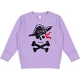 thumbnail image 2 of Inktastic Grunge Pirate Skull and Cross Bones Toddler Sweatshirt, 2 of 4