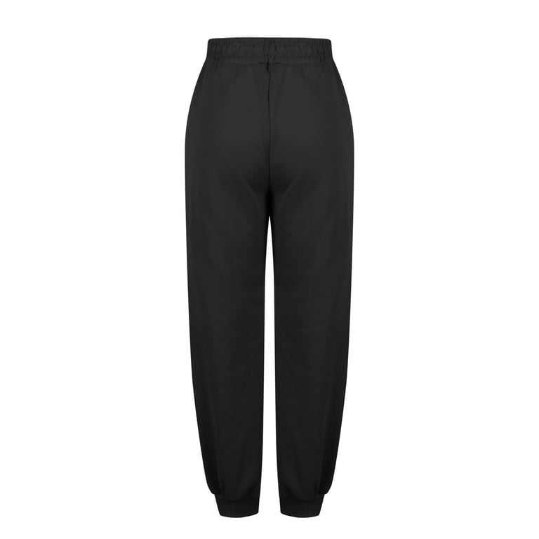 hotojiny 2024 Fall Joggers for Women High Elastic Waisted Baggy 