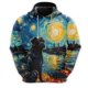 thumbnail image 3 of Sudadera con capucha con gráficos de arte de grafiti de perros divertidos para hombres, ropa de moda Harajuku, sudaderas de pastor alemán, sudaderas con capucha con cara de perro mascota, camisetas Y2, 3 of 5