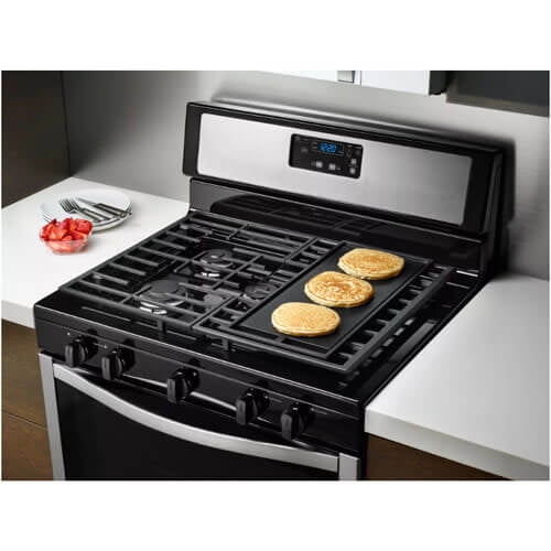 whirlpool gas stove top grill