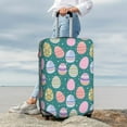 thumbnail image 7 of Logiee Colorful Easter eggs Print Travel Luggage Cover,Suitcase Protector, Washable Elastic Suitcase Baggage Cover,Closure for Wheeled Suitcase Fit 18-32 Inch Luggage-X-Large, 7 of 7