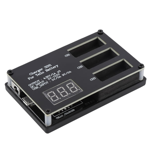 Cargador De Coche 3 En 1 Para DJI Mavic Air 2 / Air 2S | Carga 2 Baterías Y 1 USB Simultáneamente | Carga Completa En 100 Minutos