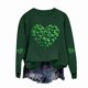 thumbnail image 5 of RKSTN Women's St Patrick's Day Sweatshirt Plus Size Crewneck Irish Gift St Patricks Luckys Shamrocks Graphic Print Hoodless Sweatshirts Top Womens Casual Round Neck Loose Fits Long Sleeve T Shirts, 5 of 5