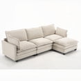 thumbnail image 2 of Modern Velvet Large U-Shaped Sofa 220cm for Living Room, 2 of 18