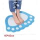 thumbnail image 2 of Alfombrilla de baño de fibra suave y absorbente, antideslizante, de secado rápido, absorbente de agua con un bonito diseño de pies grandes para el baño del hogar, fácil de cuidar, 48 cm x 67 cm, 2 of 5
